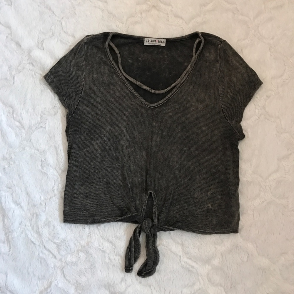 Gray Top